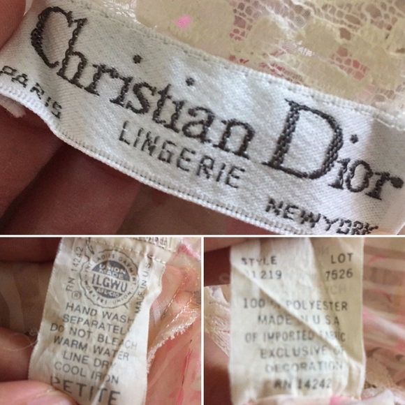 ✨SOLD✨ Vintage Christin Dior Lingerie Slip Dress - Picture 8 of 8